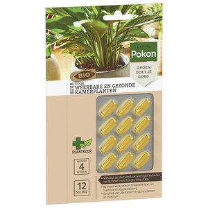 Pokon Bio Kuur Voor Weerbare en Gezonde Kamerplanten Capsules 12st - afbeelding 3