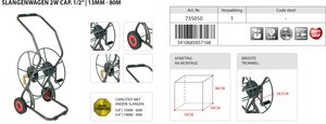 Polet Slangenwagen 2w cap. 1/2-80m - afbeelding 1