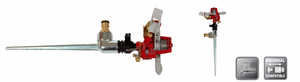 Polet Sproeier ronddraaiend + statisch met metalen pin