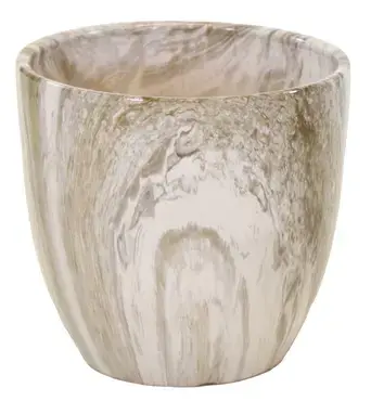 Pot egg hoog emperor d25h25 grijs