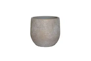 Pot kobe d32h30cm zand/beige