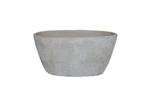 Pot kobe ovaal 29x15x14cm znd/beige
