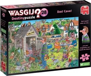 Puzzel Wasgij Destiny 28 mancave van pa! 1000 stukjes - afbeelding 2