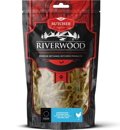 Riverwood hondensnack kippenpoten 200 gram