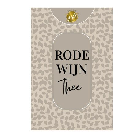 Rode wijn thee