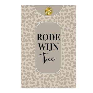 Rode wijn thee