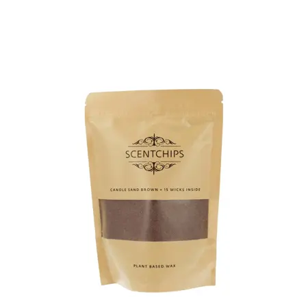 Scentchips kaarsenzand 250gr bruin - afbeelding 1
