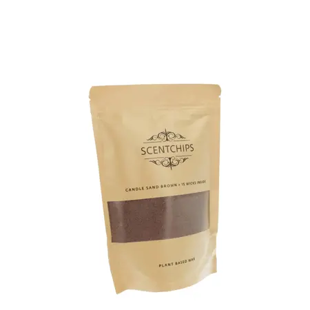 Scentchips kaarsenzand 250gr bruin - afbeelding 2
