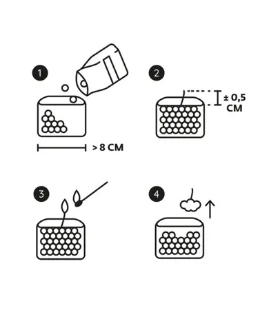 Scentchips kaarsenzand 500gr bruin - afbeelding 4
