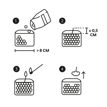 Scentchips kaarsenzand 500gr paars - afbeelding 5