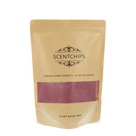 Scentchips kaarsenzand 500gr paars - afbeelding 1
