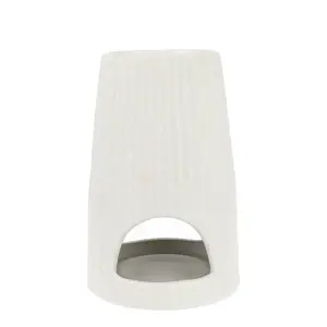 Scentchips Rib Rond wit waxbrander geurbrander