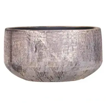 Schaal madeira d28h13cm goud