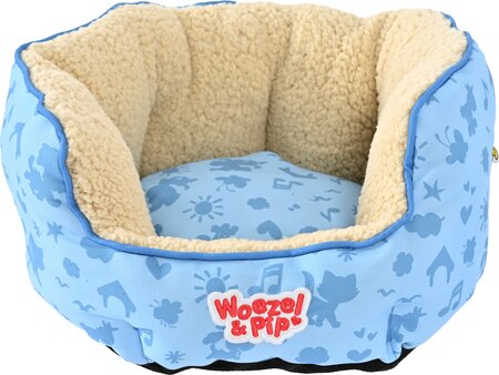 Slaapmand rond Woezel en Pip d40cm blauw - afbeelding 1