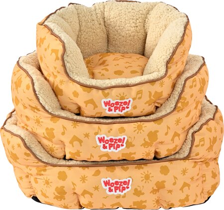 Slaapmand rond Woezel en Pip d40cm geel - afbeelding 2