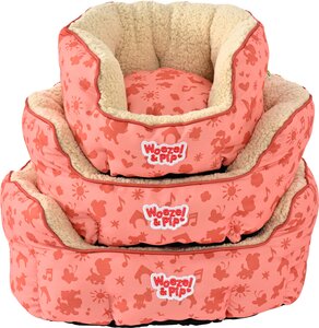 Slaapmand rond Woezel en Pip d50cm roze - afbeelding 2