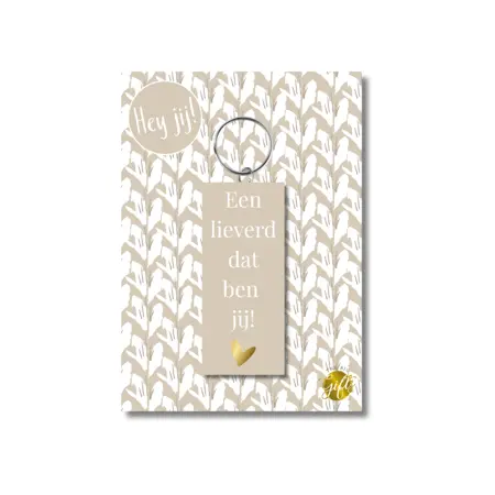 Sleutelhanger een lieverd
