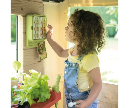 Smoby Garden House Speelhuis binnenkant speelhuis