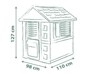 Smoby Jolie Speelhuis afmetingen