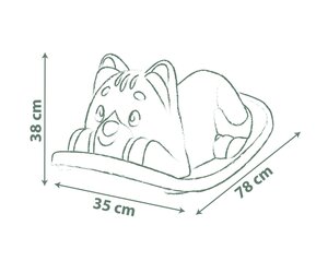 Smoby Kattenwip Rocker Groen afmetingen