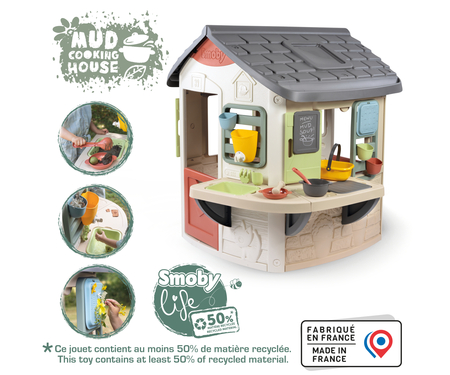 Smoby Mud Cooking House Speelhuis recycle