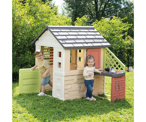 Smoby Nature Speelhuis met keuken spelen