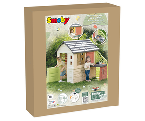 Smoby Nature Speelhuis met keuken verpakking