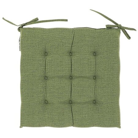 Stoelkussen senna 40x40x3cm groen - afbeelding 1