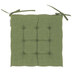 Stoelkussen senna 40x40x3cm groen - afbeelding 2