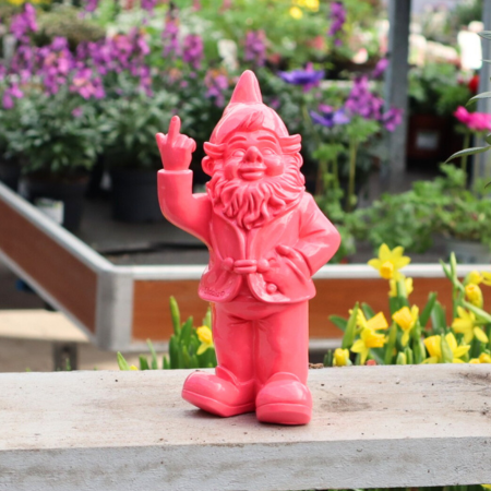 Stoobz kabouter f*ck you fuchsia 20cm - afbeelding 1