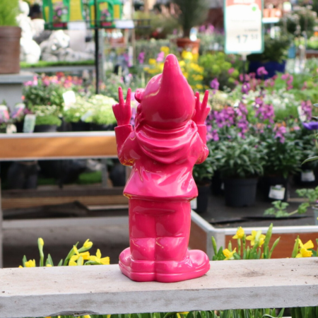 Stoobz kabouter peace fuchsia 31cm - afbeelding 2
