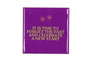 Tegeltje It is time to forget 10x10x1cm