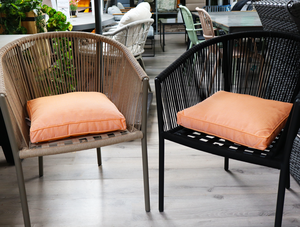 Unique Living boxkussen bliss outdoor 42x42x5cm orange - afbeelding 2
