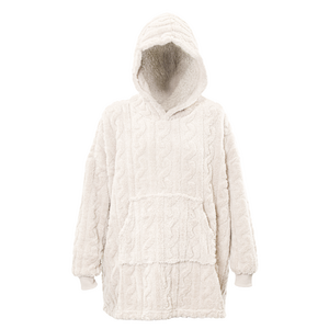 Unique Living hoodie pleun 70x50x87cm dove white - afbeelding 3