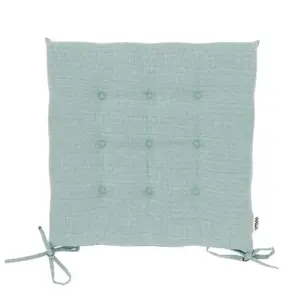 Unique Living stoelkussen bliss outdoor 40x40x3 aqua blue - afbeelding 2