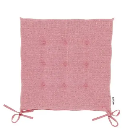 Unique Living stoelkussen bliss outdoor 40x40x3cm pink - afbeelding 1