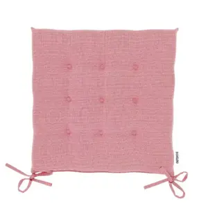 Unique Living stoelkussen bliss outdoor 40x40x3cm pink - afbeelding 1