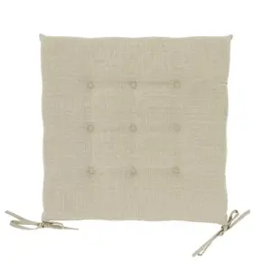 Unique Living stoelkussen bliss outdoor 40x40x3cm sand - afbeelding 1