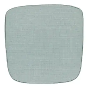 Unique Living wicker kussen bliss outdoor 46x47x4cm aqua blue - afbeelding 1