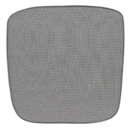 Unique Living wicker kussen bliss outdoor 46x47x4cm dark grey - afbeelding 1