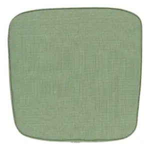 Unique Living wicker kussen bliss outdoor 46x47x4cm forest green - afbeelding 1
