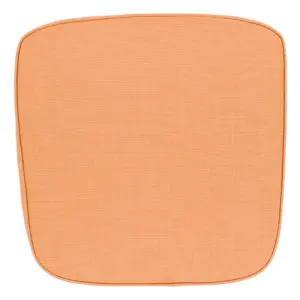 Unique Living wicker kussen bliss outdoor 46x47x4cm orange - afbeelding 1