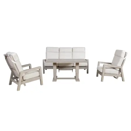 Valerio Loungeset Taupe PRE-ORDER - afbeelding 1