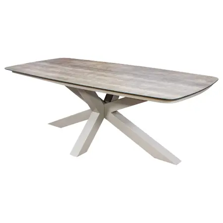 Valerio Tafel 220 x 100 cm Taupe PRE-ORDER - afbeelding 1