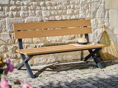 Vita Crossway bench Heat Graphite - afbeelding 2