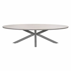 Vita Edison Tuintafel 280cm Taupe zijkant