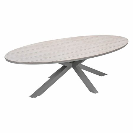Vita Edison Tuintafel 280cm Taupe blad