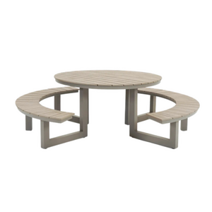 Vita Massa Ronde picknicktafel - Taupe PRE-ORDER