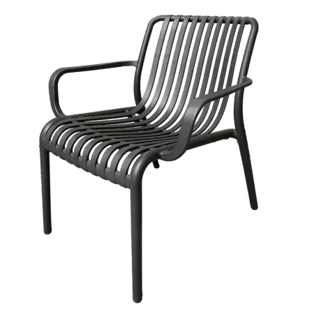 Vita Porto Loungestoel grijs/ taupe