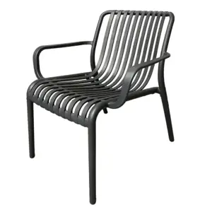 Vita Porto Loungestoel grijs/ taupe